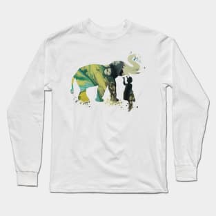 Elephant and child Long Sleeve T-Shirt